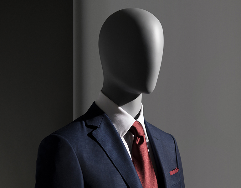 Male mannequins for tailors – Tailored collection Hans Boodt Mannequins